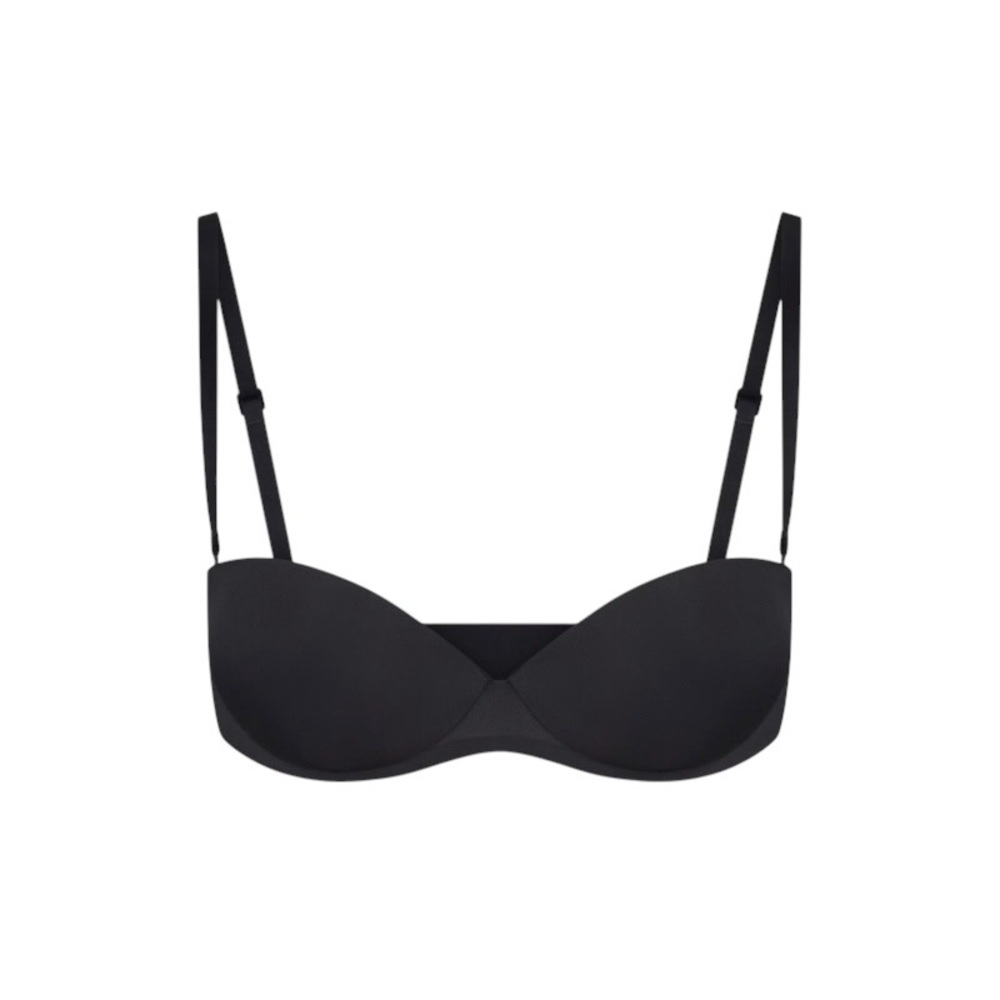 SKIMS Ultimate Push-Up Strapless Bra in‎ Onyx